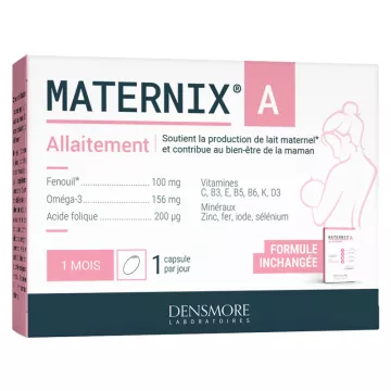 Maternix A Suvéal Borstvoeding 30 capsules Densmore