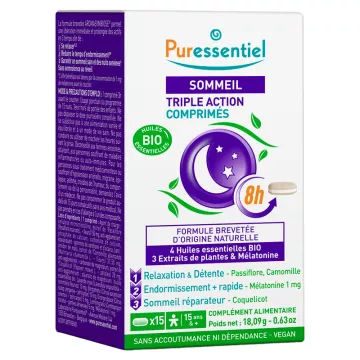 Puressentiel Triple Action Sleep 15 comprimidos