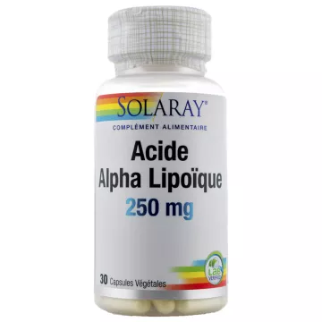 Solaray Acido alfa lipoico 250 mg 30 capsule
