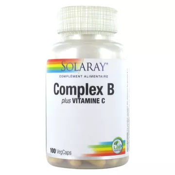 Solaray Complex B più vitamina C 100 capsule