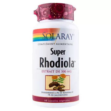 Solaray Super Estratto di Rhodiola 500 mg 60 capsule