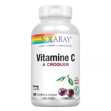 Solaray Vitamina C masticabile 500 mg 100 compresse