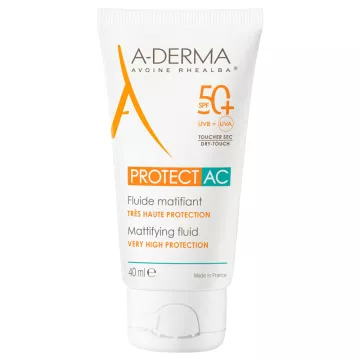 A-Derma Protect-AC SPF50+ Mattifying Fluid 40 ml