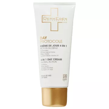 Dermeden Day Protocol Crema Giorno 4 in 1 spf50 Pelle Secca 50 ml