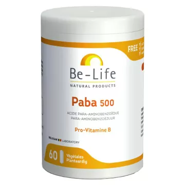 Be-Life Paba 500 Pro-Vitamine B 60 gélules