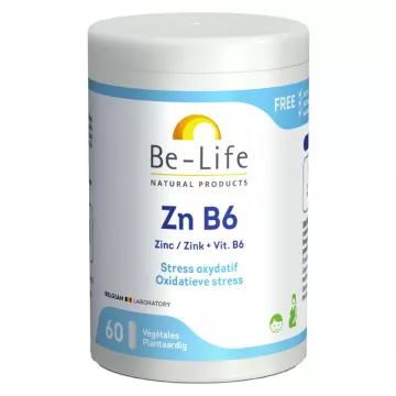 Be-Life BIOLIFE Zn Zink B6 Vitamin B6 60 Kapseln