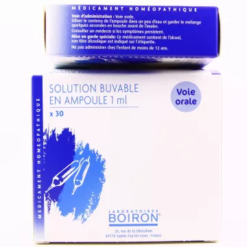 Unitarian homeopathic medicine in drinkable ampoules Boiron