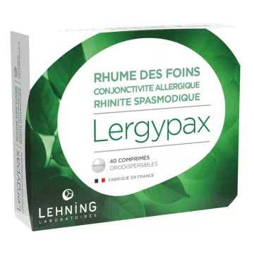 Lergypax Lehning Allergy Homeopathy 40 Tablets