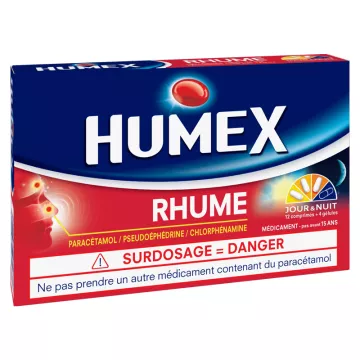HUMEX Cold Day & Night treatment 12 + 4 capsules