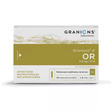 Granions Gold Trace Element 30 Frascos Bebíveis