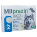 Milprazin Vermífugo de largo espetro para cães e cachorros 2 comprimidos