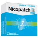 NicopatchLib Nicotine Sevrage Tabagique 7mg / 24h Patchs