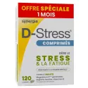 Магниевые таблетки D-Stress Synergia для снятия усталости