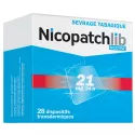 NicopatchLib Nicotine Sevrage Tabagique 21mg / 24h Patchs