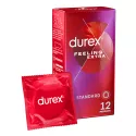 Durex feeling Extra Préservatifs fins & extra lubrifiés