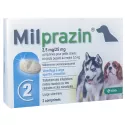 Milprazin Amplio Espectro Vermífugo Perros y Cachorros 2 comprimidos