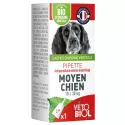 Vetobiol Pipettes Antiparasitaires Bio Chien Moyen 10 à 30 kg